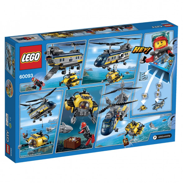 Конструктор LEGO City Deep Sea Explorers 60093 Вертолет исследователей моря в Тольятти