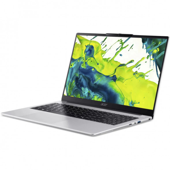Ноутбук Acer Aspire Lite AL15-74P-569P (15.6&amp;quot;, IPS, Intel Core Ultra 5 125H 1.2ГГц, 14-ядерный, 16ГБ DDR5, 512ГБ SSD, Intel Arc, без ОС), серебристый в Тольятти