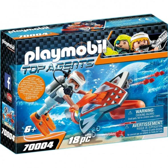 Конструктор Playmobil Top Agents 70004 Подводное крыло шпионской команды в Тольятти