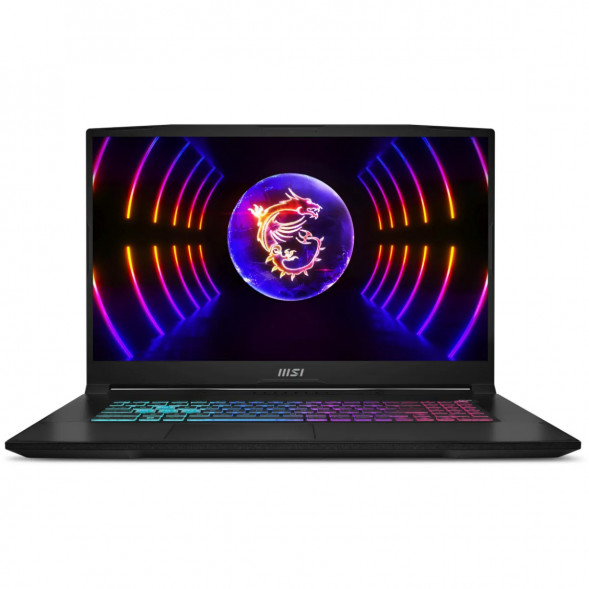Ноутбук MSI Katana 17 B13VEK-1622XRUY (17.3&amp;quot;, IPS, Intel Core i7 13620H 2.4ГГц, 10 ядер, 16ГБ DDR5, 512ГБ SSD, NVIDIA GeForce RTX 4050 - 6 ГБ, FreeDOS), черный в Тольятти