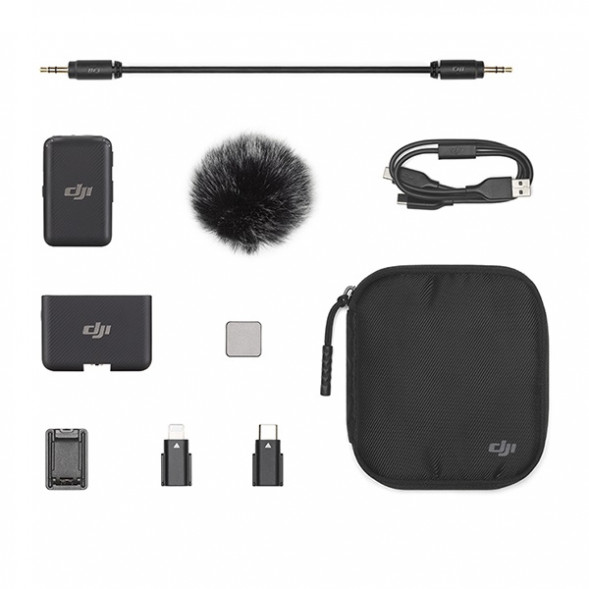 Комплект беспроводных микрофонов DJI MIC (1TX + 1RX), черный в Тольятти