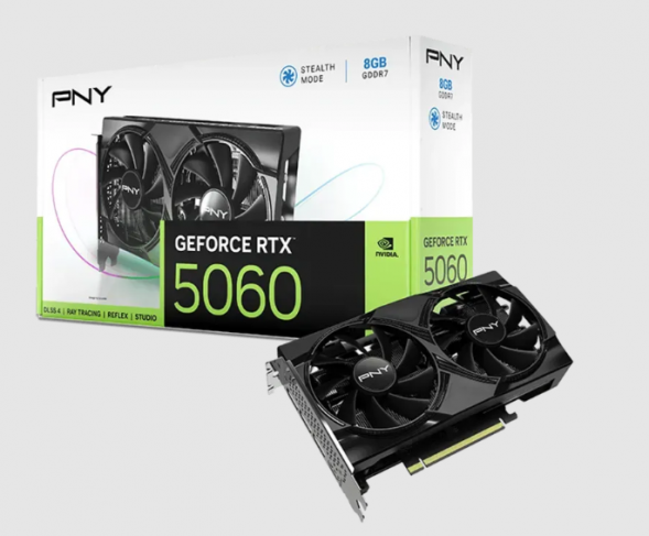 Видеокарта PNY GeForce RTX 5060 OC Dual Fan в Тольятти