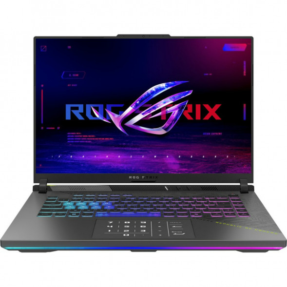 Ноутбук ASUS ROG Strix G16 G614PP-TS207 (16&amp;quot;, IPS, AMD Ryzen 9 8940HX 2.4ГГц, 16 ядер, 32ГБ DDR5, 512ГБ SSD, NVIDIA GeForce RTX 5070 8 ГБ, без ОС), серый в Тольятти
