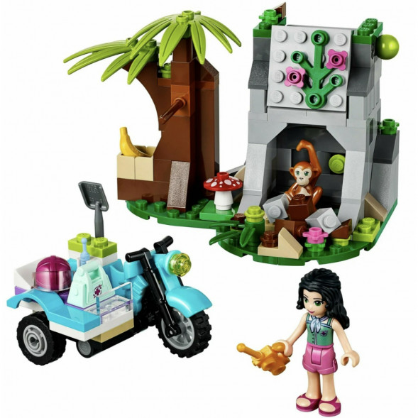 Конструктор LEGO Friends 41032 Джунгли: Мотоцикл скорой помощи в Тольятти