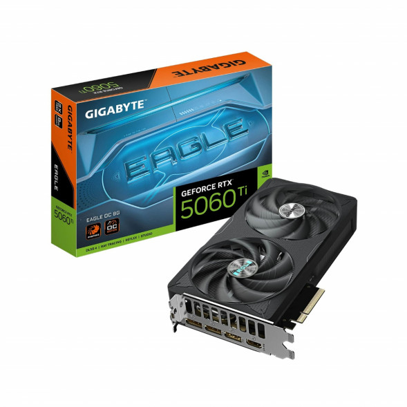 Видеокарта GIGABYTE GeForce RTX 5060 TI EAGLE OC 8G (GV-N506TEAGLE OC-8GD) в Тольятти