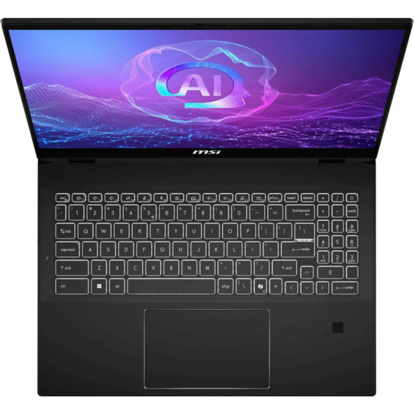 Ноутбук трансформер MSI Summit 16 AI Evo A2HMTG-057RU (16&amp;quot;, IPS, Intel Core Ultra 7 255H 2ГГц, 16 ядер, 16ГБ LPDDR5, 1ТБ SSD, Intel Arc 140T, Windows 11 Home), черный в Тольятти