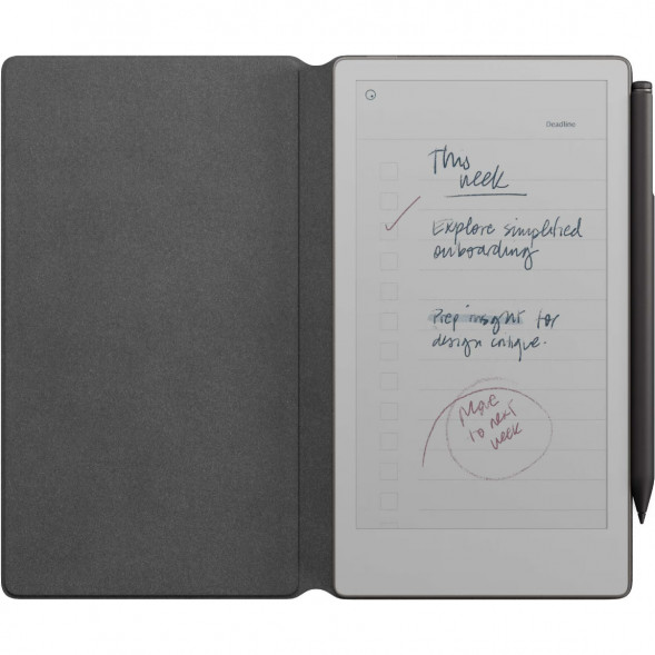 Графический планшет reMarkable Paper Pro Move + Стилус MarkerPlus + Чехол BookFolio Premium Leather, Black в Тольятти