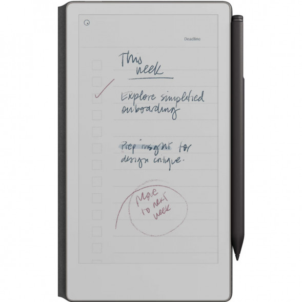 Графический планшет reMarkable Paper Pro Move + Стилус MarkerPlus + Чехол BookFolio Premium Leather, Black в Тольятти