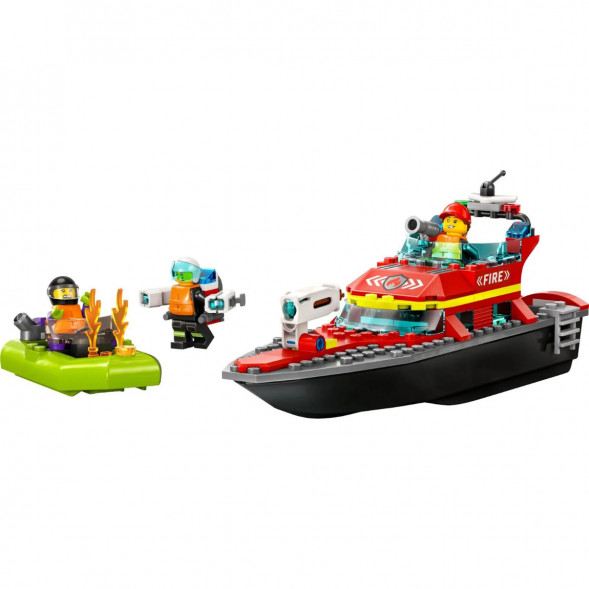 Конструктор LEGO City 60373 &amp;quot;Пожарно-спасательная лодка&amp;quot;, 144 деталей в Тольятти