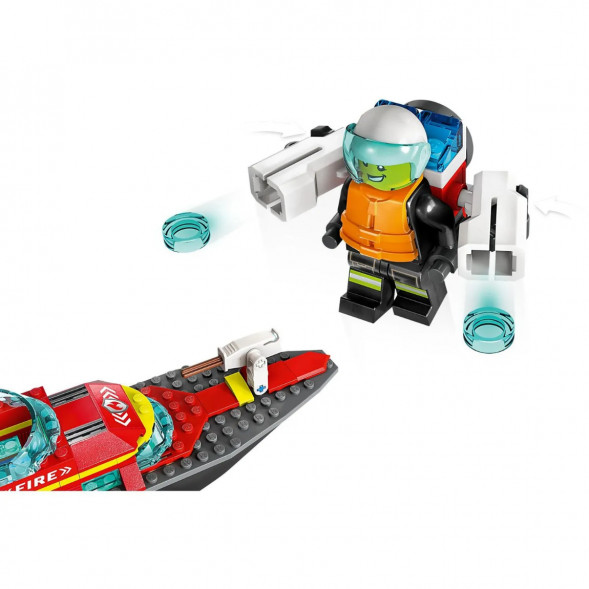 Конструктор LEGO City 60373 &amp;quot;Пожарно-спасательная лодка&amp;quot;, 144 деталей в Тольятти